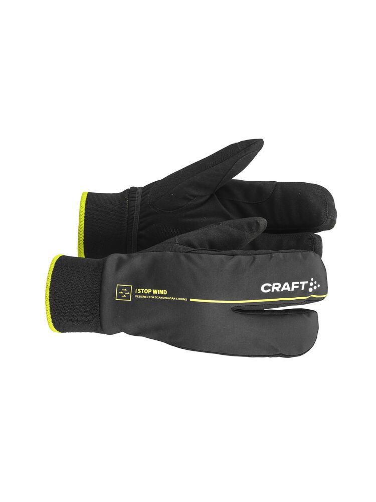 Craft Pro Race Split Finger Glove - Black AW25 [999000] / 10/L