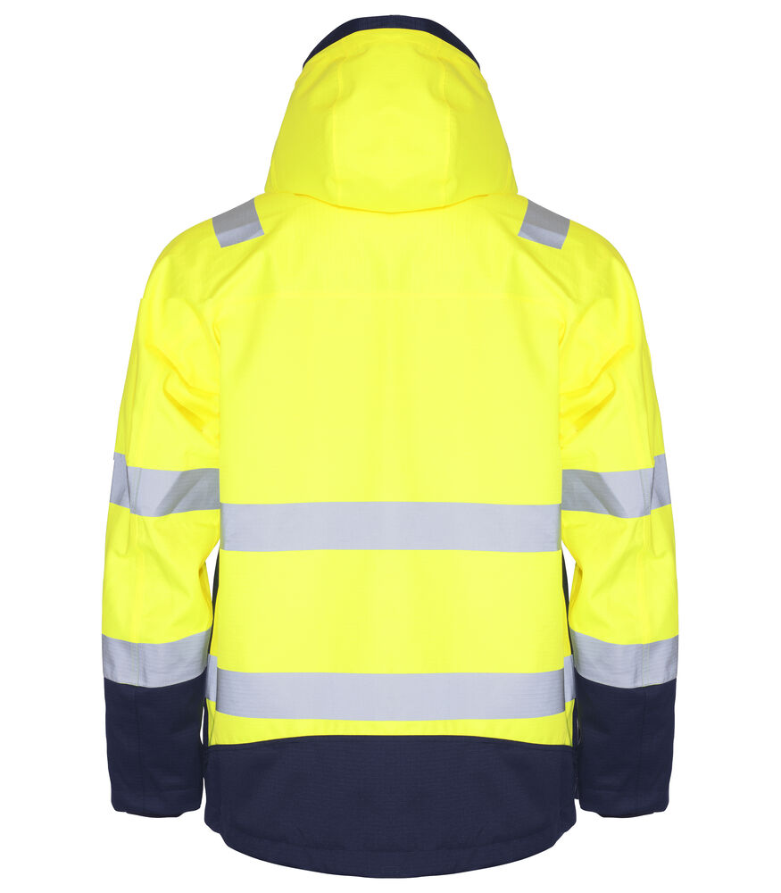 Projob 6455 SKALJAKKE EN ISO 20471 KLASSE 3 - Yellow/Navy [10] / XS