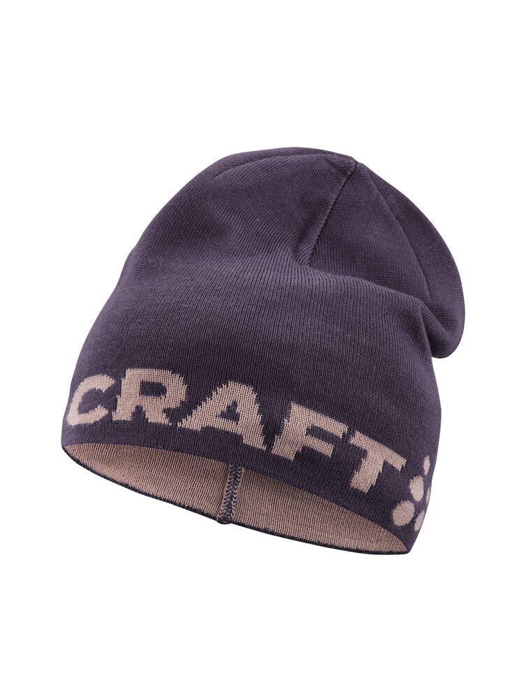 ADV Nordic Training Merino Logo Hat från Craft i Dk plum