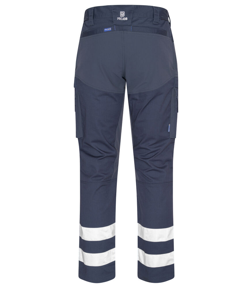 Projob 2509 BUKS MED STRÆKPANEL, REFLEKS - Navy Check [58] / C44