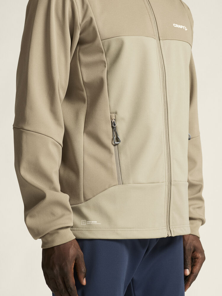 Craft Core Backcountry Hood Jacket M - Taupe/Hay [240608] / XS