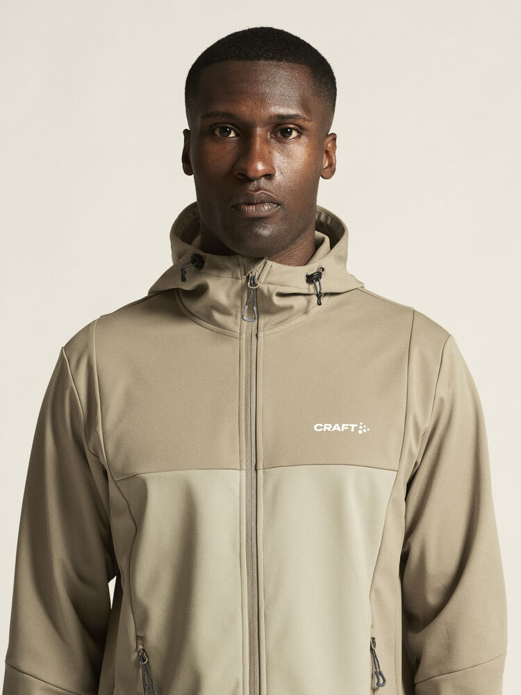 Craft Core Backcountry Hood Jacket M - Taupe/Hay [240608] / XS