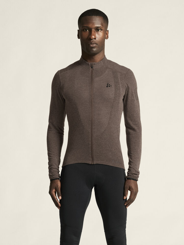 Craft Core Bike Essence Wool LS Jersey M - Prune (retail) [286000] / XS