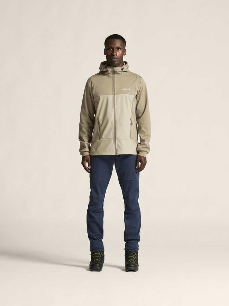 Craft Core Backcountry Hood Jacket M - Taupe/Hay [240608] / XS