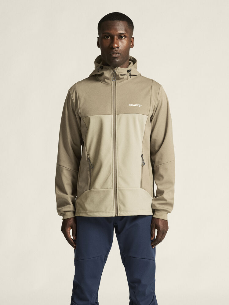 Craft Core Backcountry Hood Jacket M - Taupe/Hay [240608] / XS