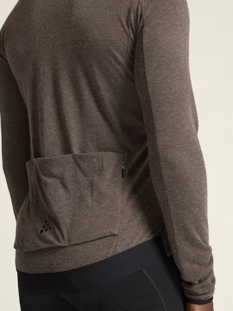 Craft Core Bike Essence Wool LS Jersey M - Prune (retail) [286000] / XS