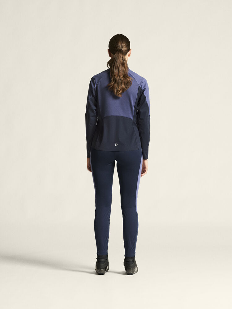 Craft PRO Nordic Race Wind Tights 2 W - Aerinite/Blaze [388396] / XS