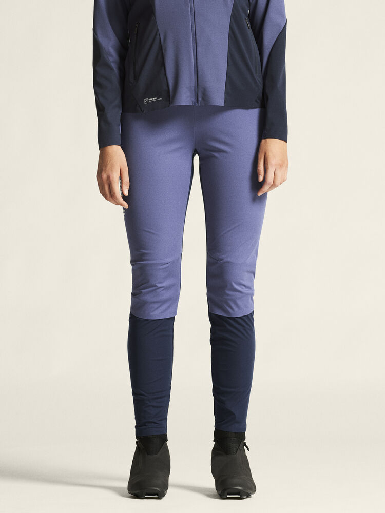 Craft PRO Nordic Race Wind Tights 2 W - Aerinite/Blaze [388396] / XS
