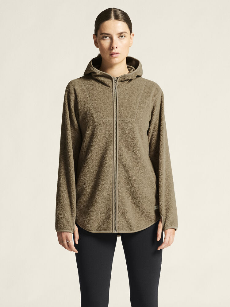 Craft Join Pile Fleece FZ Hood W - Taupe (retail) [240000] / XS