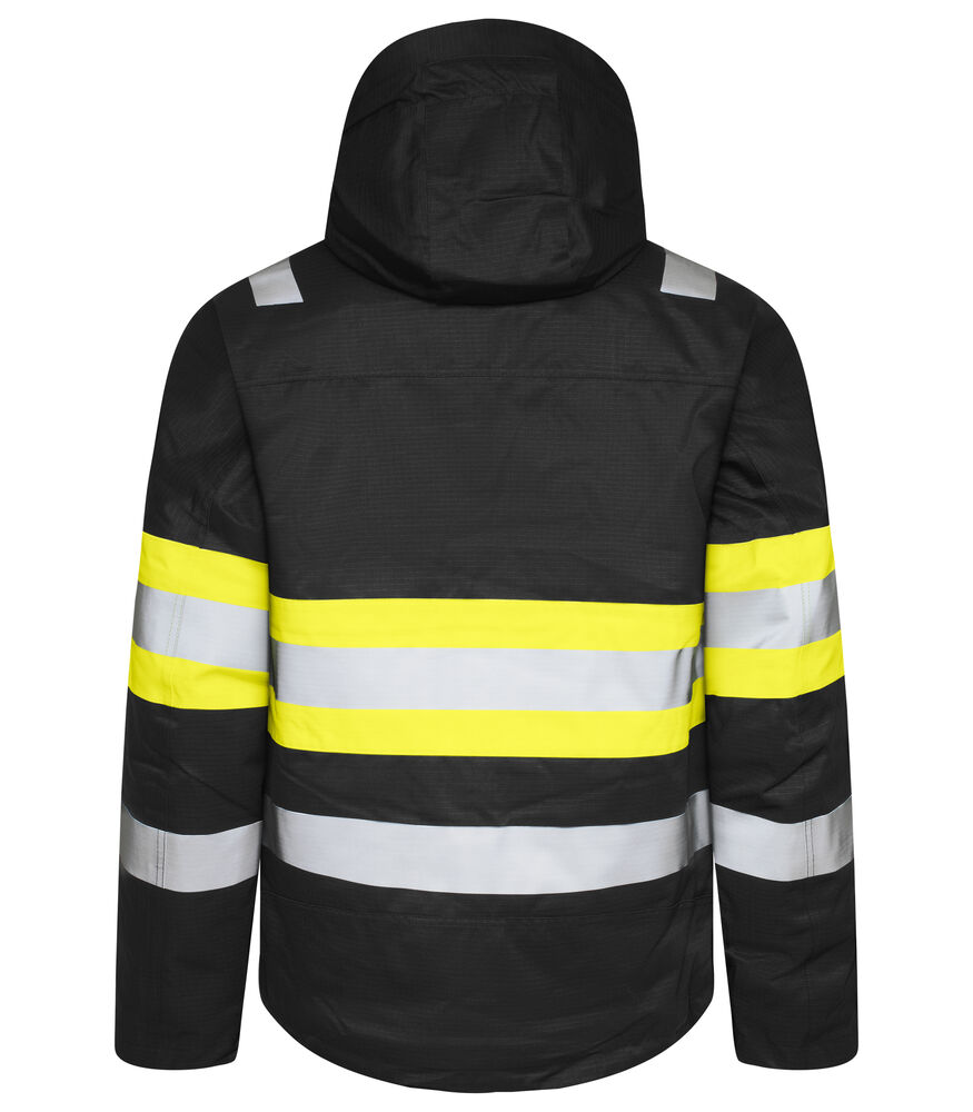Projob 6454 FORET JAKKE EN ISO 20471 KLASSE 1 - Yellow/Black [11] / XS