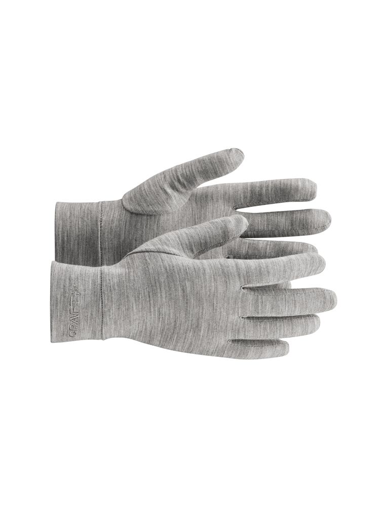 Craft Essence Wool Light Glove - GREY MELANGE [950000] / 10/L