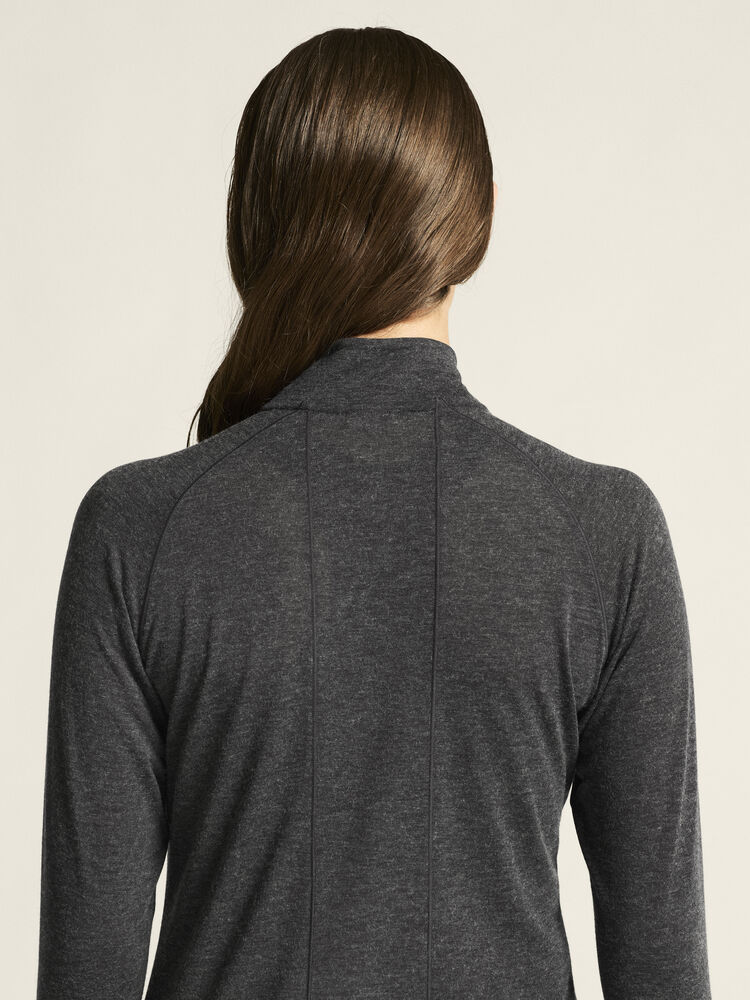 Craft Wool LS Tee W - Black Melange [999200] / XS