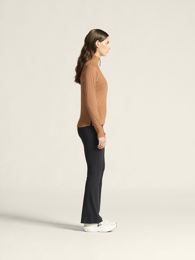 Craft Wool LS Tee W - Syrup/Melange (retail) [246200] / XS