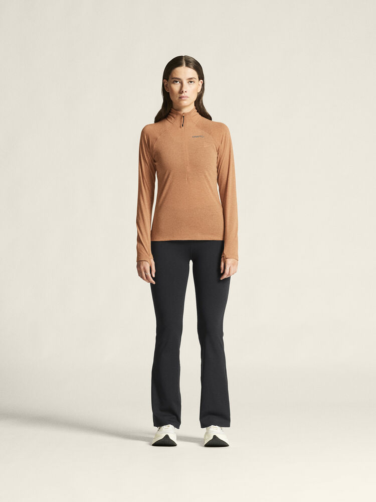 Craft Wool LS Tee W - Syrup/Melange (retail) [246200] / XS