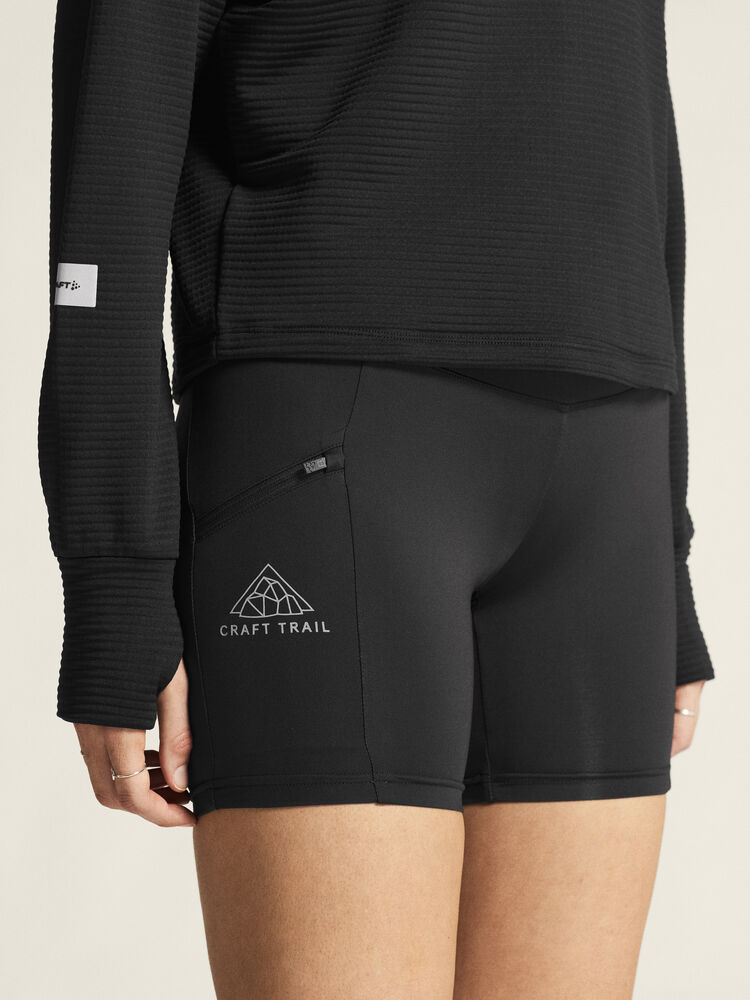 Craft PRO Trail Short Tights 2 W - Black AW25 [999000] / XS