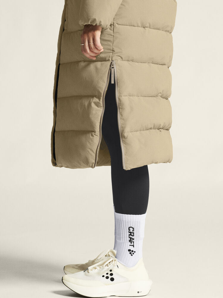 Craft Urban Long Padded Coat W - Taupe (retail) [240000] / XS