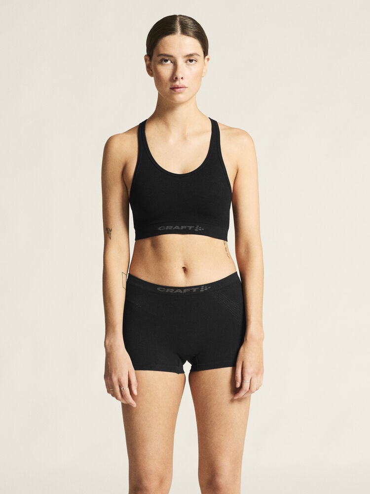 Craft Wool Seamless Bra W - Black AW25 [999000] / M/L