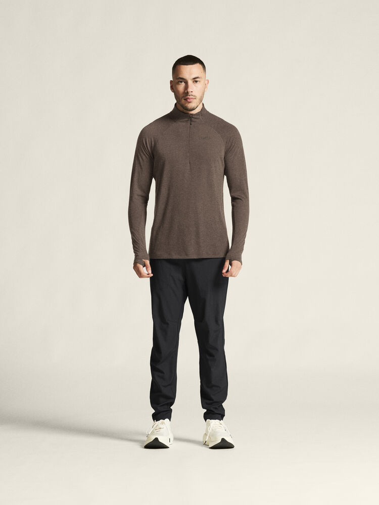Craft Wool LS Tee M - Prune/Melange [286200] / XS