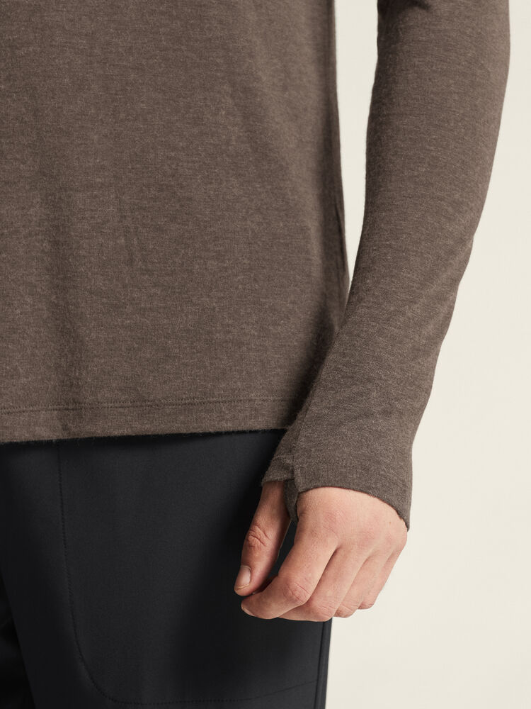 Craft Wool LS Tee M - Prune/Melange [286200] / XS