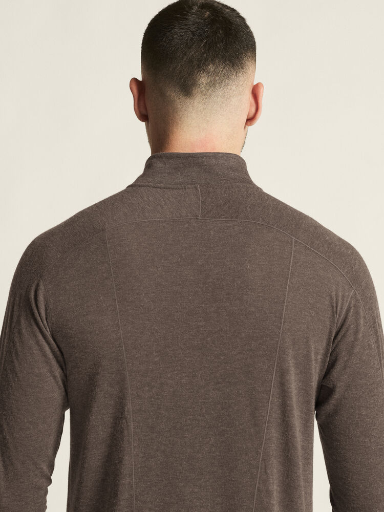 Craft Wool LS Tee M - Prune/Melange [286200] / XS