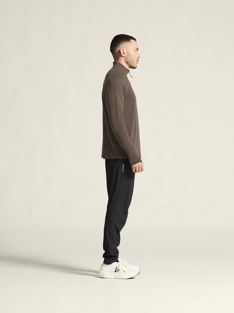 Craft Wool LS Tee M - Prune/Melange [286200] / XS