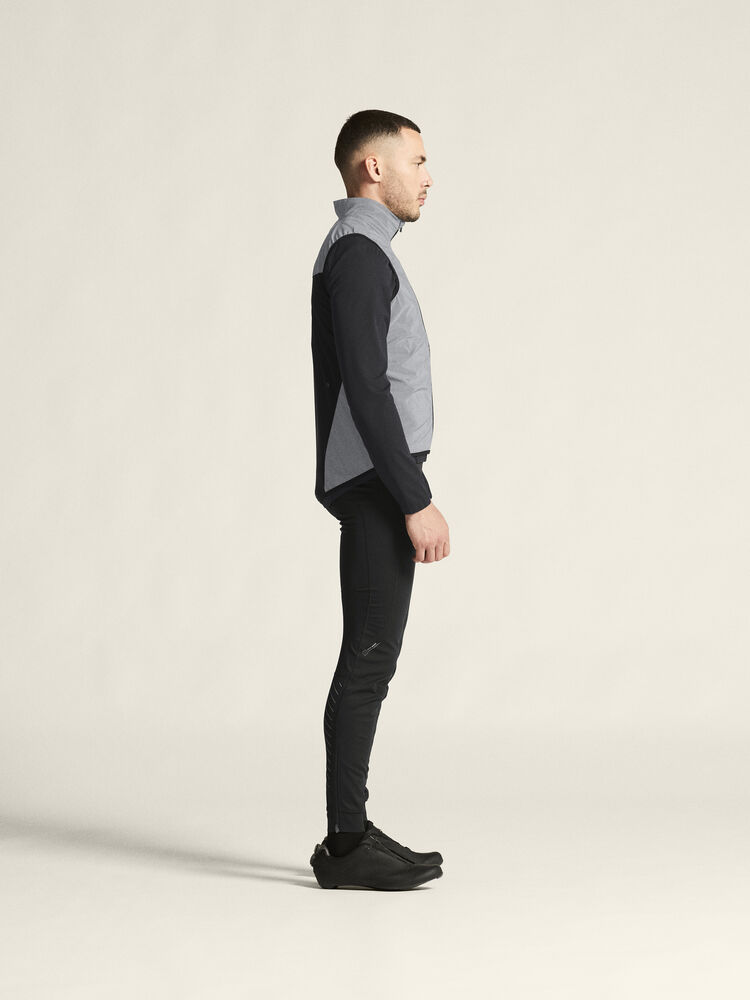 Craft Adv Essence Lumen Wind Vest M - Silver reflective/Black [926999] / XS
