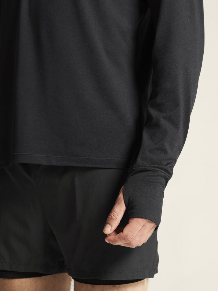 Craft Flow HZ LS M - Black Melange [999200] / XS