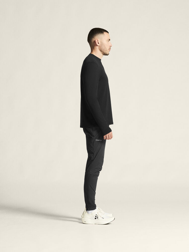 Craft Wool Jersey LS CN M - Black AW25 [999000] / XS