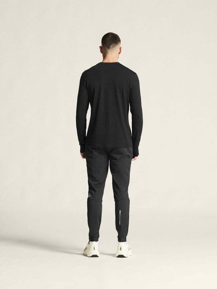 Craft Wool Jersey LS CN M - Black AW25 [999000] / XS