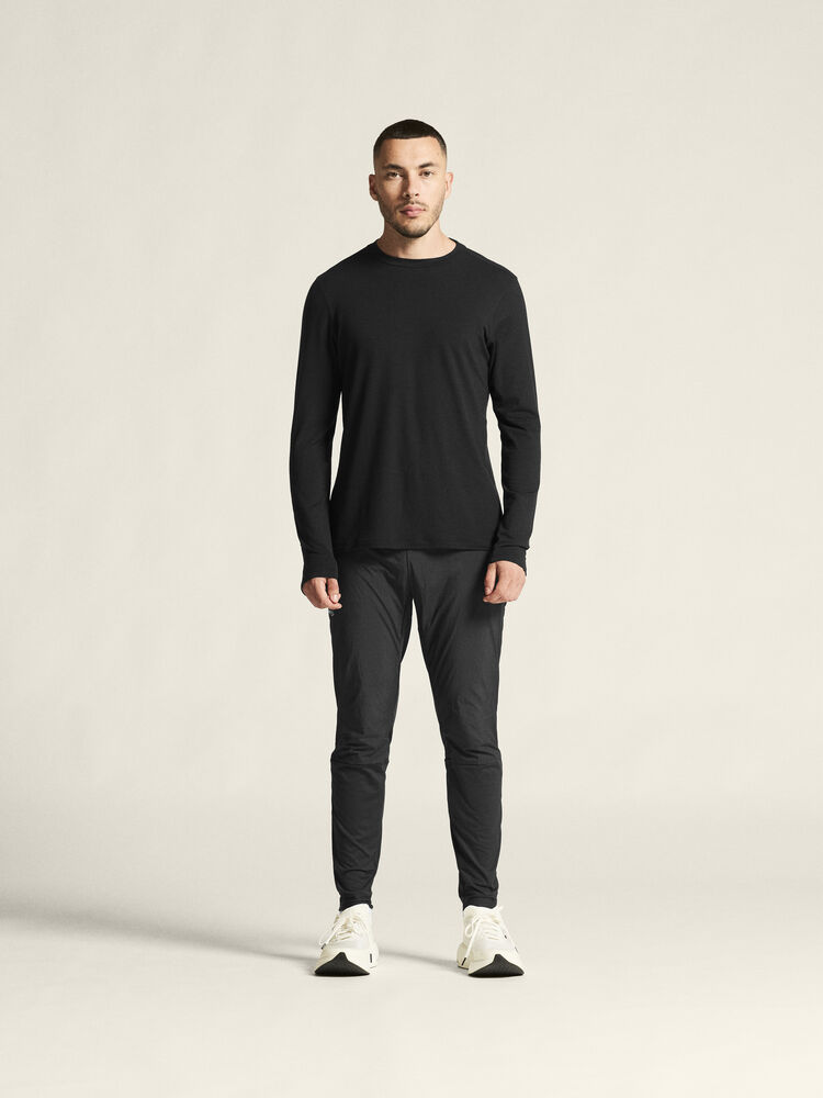 Craft Wool Jersey LS CN M - Black AW25 [999000] / XS