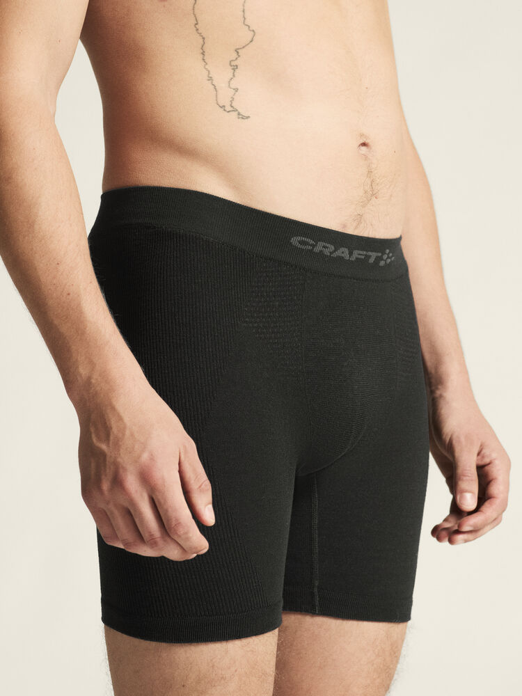 Craft Wool Seamless Boxer 6-Inch M - Black AW25 [999000] / M/L