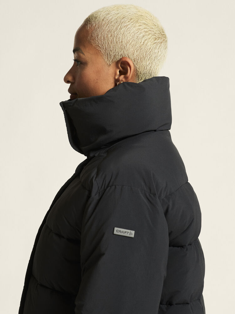 Craft Urban Long Padded Coat W - Black AW25 [999000] / XS
