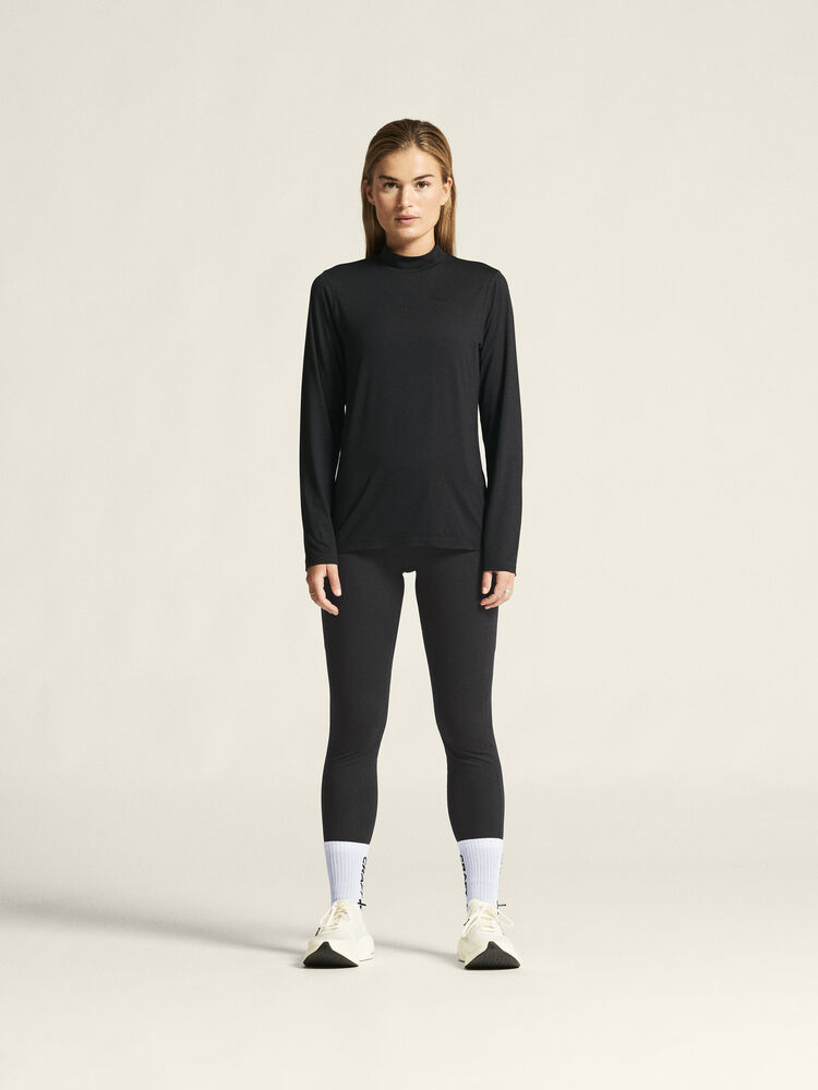 Craft Flow MN LS W - Black Melange [999200] / XS