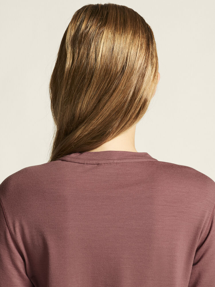 Craft Wool Jersey LS CN W - Rose Brown (retail) [473000] / XS