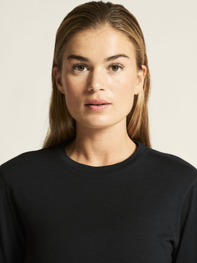 Craft Wool Jersey LS CN W - Black AW25 [999000] / XS