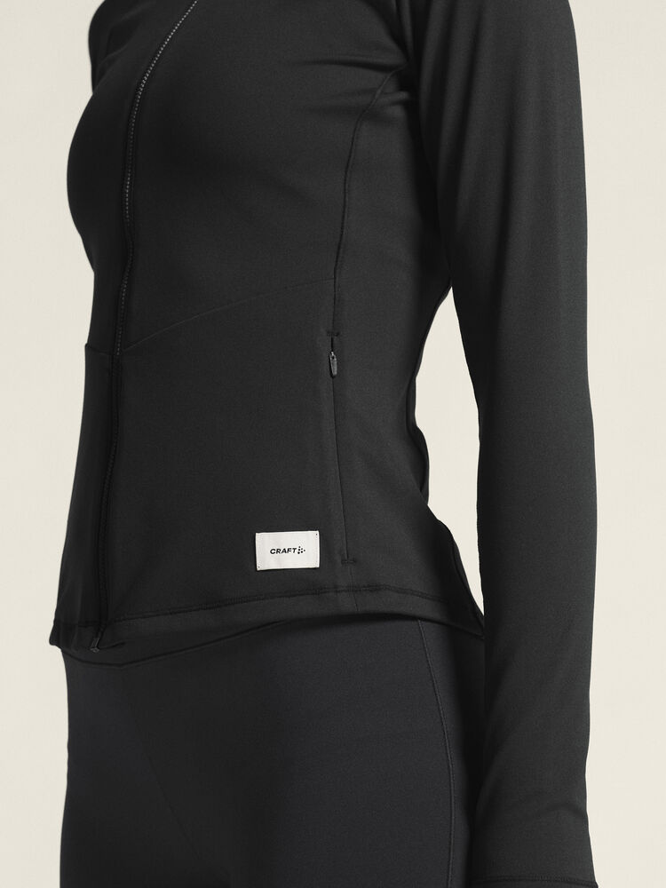 Craft Collective Zip Sweater W - Black AW25 [999000] / XS