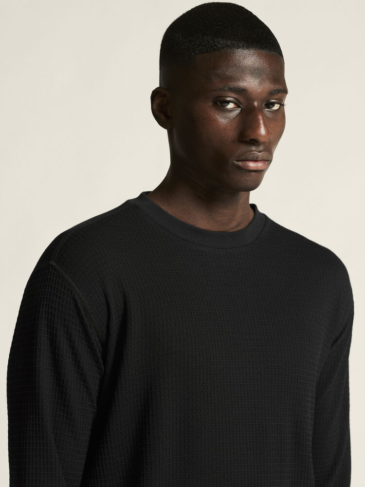 Craft Wool Waffle RN M - Black AW25 [999000] / XS