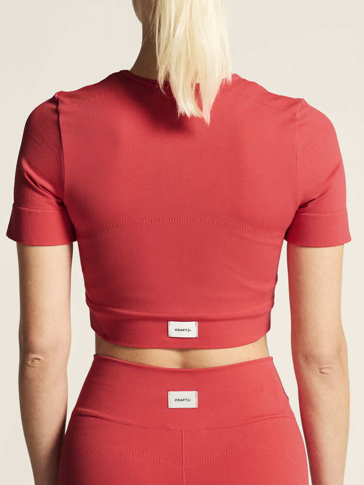 Craft Collective Seamless Cropped SS Top W - Poppy (retail) [452000] / L/XL