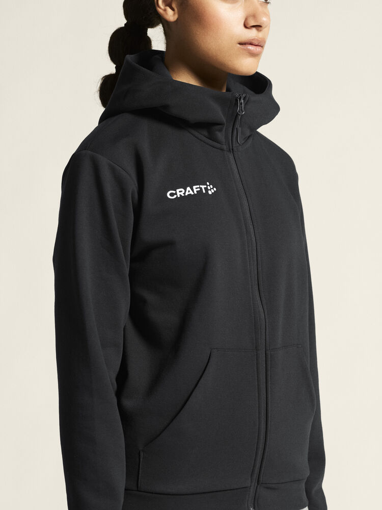 Craft Community 2.0 Logo Fz Hoodie W - Black AW25 [999000] / XS