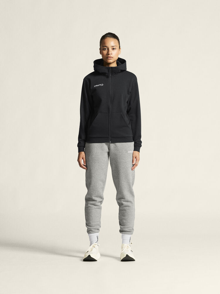 Craft Community 2.0 Logo Fz Hoodie W - Black AW25 [999000] / XS