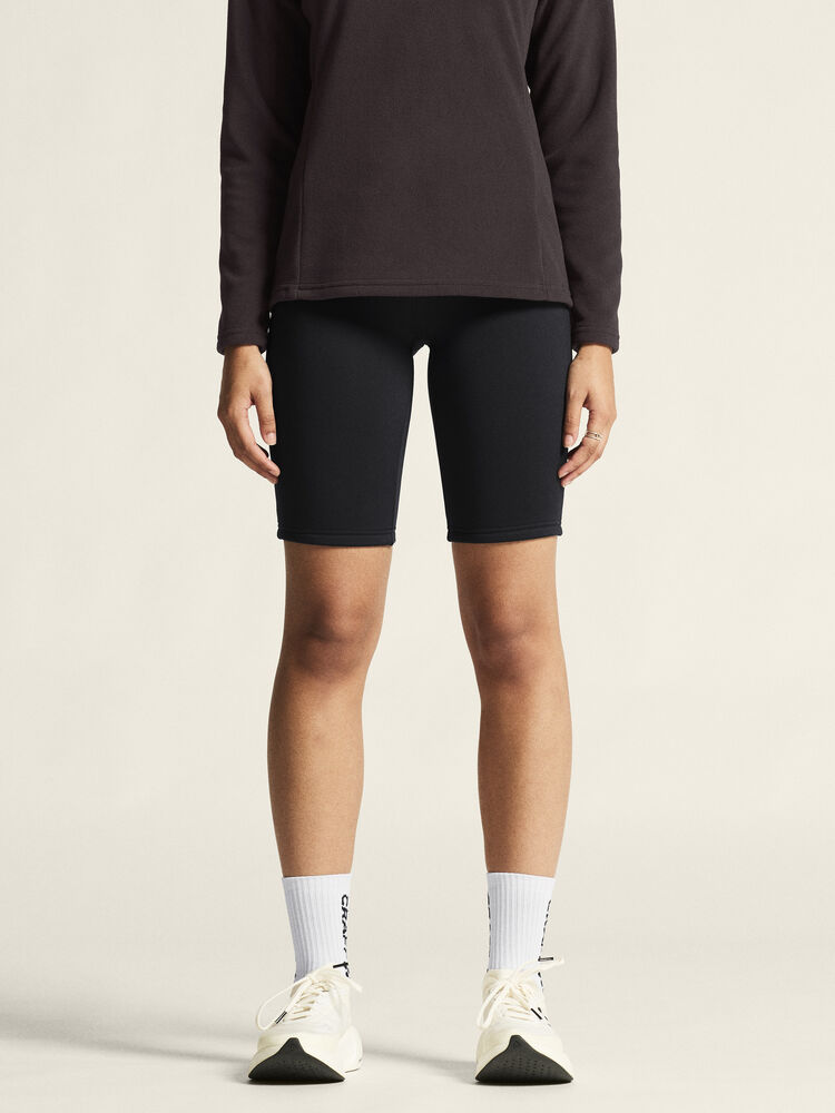 Craft Explore Power Fleece Short Tights W - Black AW25 [999000] / XS