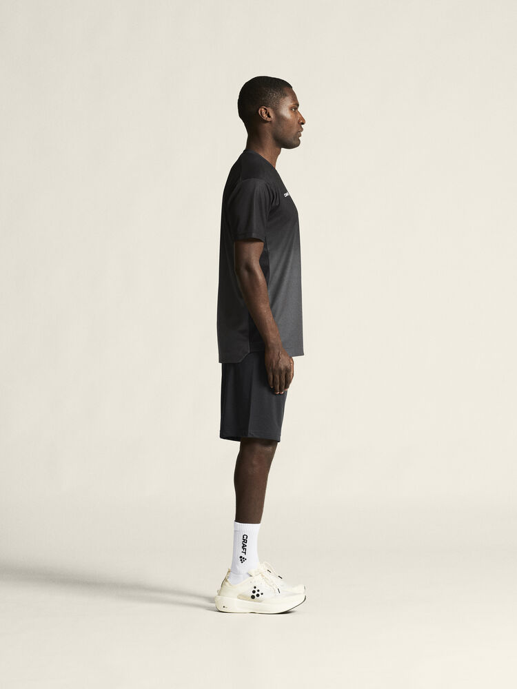 Craft Evolve 2.0 Structured Graphic Jersey M - BLACK-GRANITE [999985] / XS