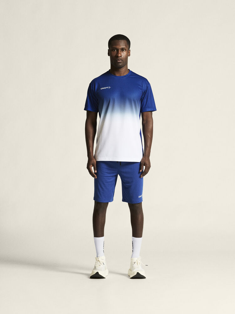 Craft Evolve 2.0 Structured Graphic Jersey M - CLUB COBOLT-WHITE [346900] / XS