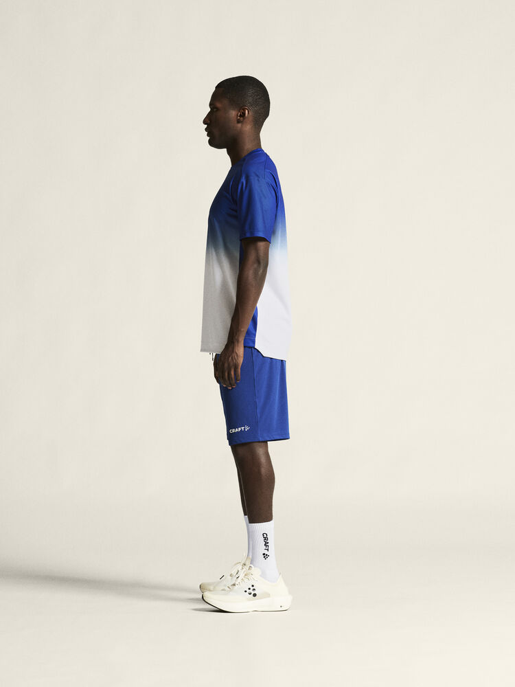 Craft Evolve 2.0 Structured Graphic Jersey M - CLUB COBOLT-WHITE [346900] / XS