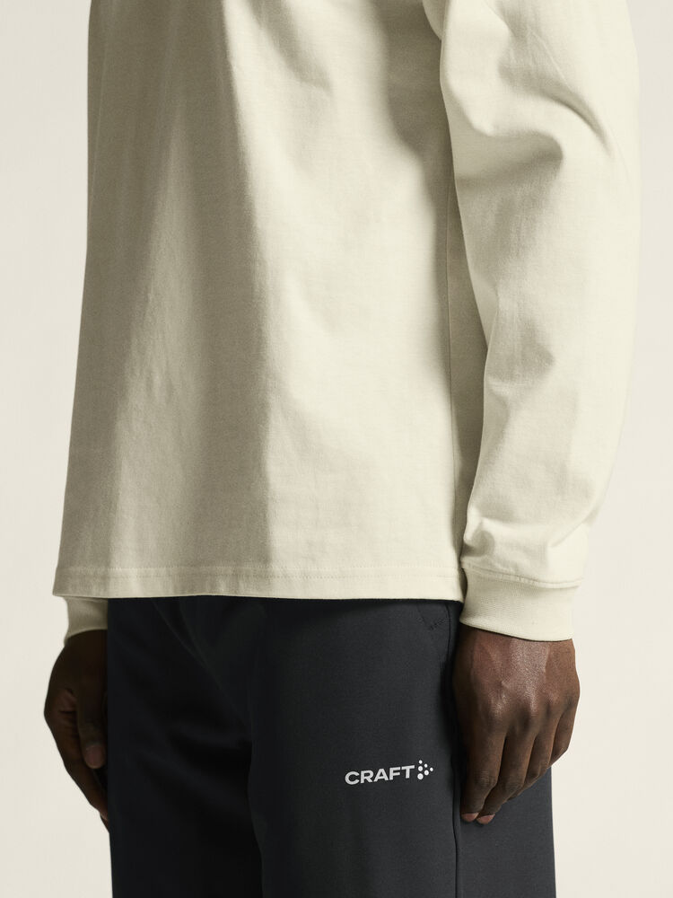 Craft Frequent Heavy LS Tee M - Tofu (retail) [905000] / XS