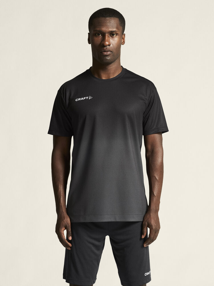 Craft Evolve 2.0 Structured Graphic Jersey M - BLACK-GRANITE [999985] / XS