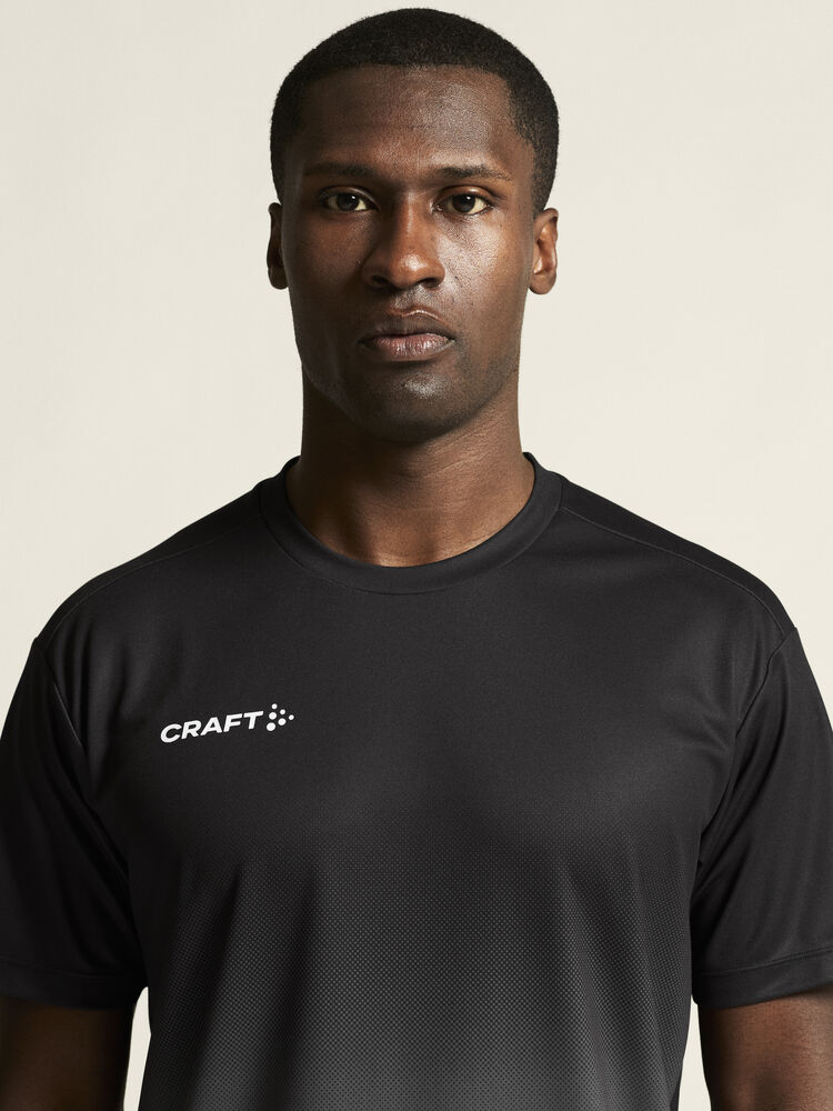 Craft Evolve 2.0 Structured Graphic Jersey M - BLACK-GRANITE [999985] / XS