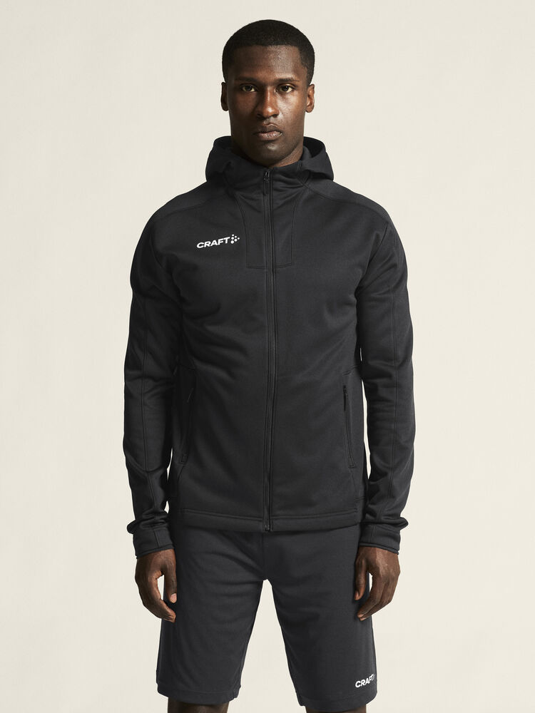 Craft Evolve 2.0 Brushed Hood Jacket M - Black AW25 [999000] / XS