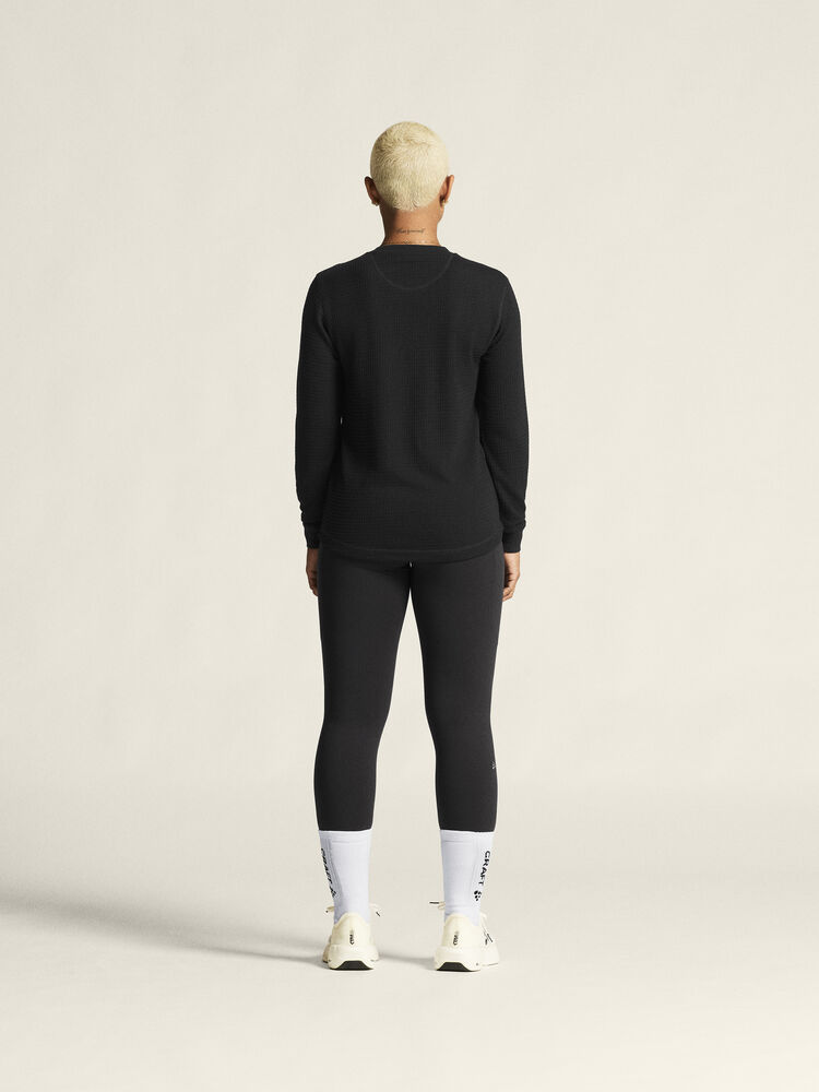 Craft Wool Waffle RN W - Black AW25 [999000] / XS