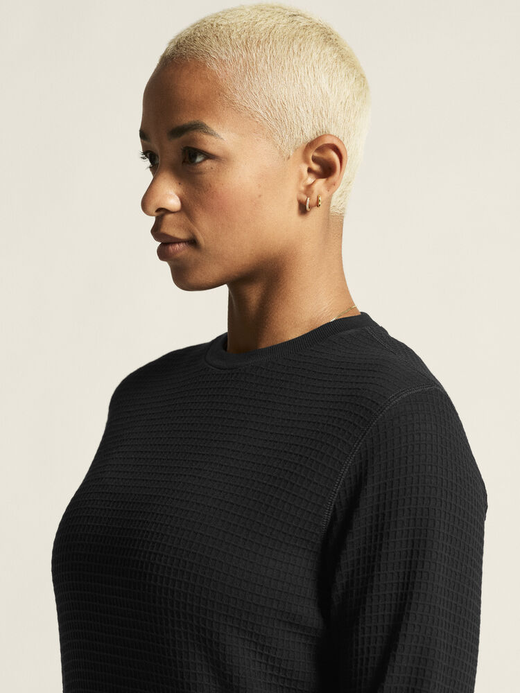 Craft Wool Waffle RN W - Black AW25 [999000] / XS